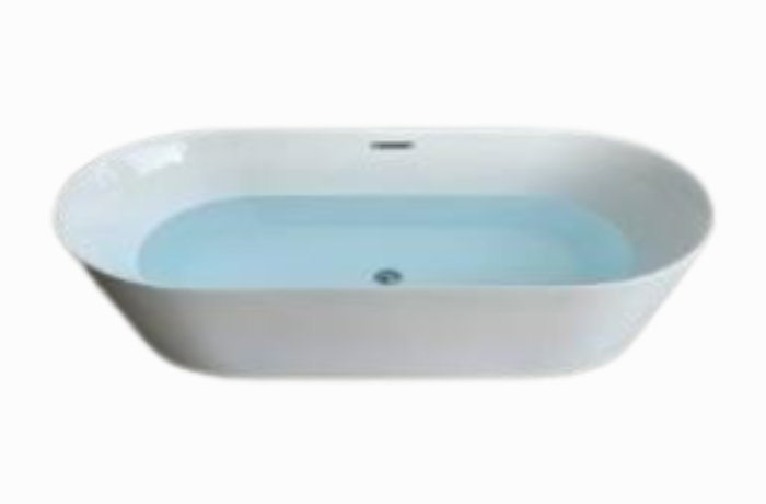 Bồn tắm Maamo MA-240515 ovan cạnh thẳng thành mỏng