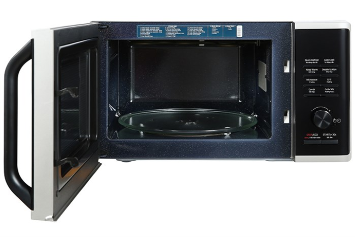 Lò vi sóng Samsung MG23K3515AS chế độ rã đông nhanh dung tích 23L màu bạc