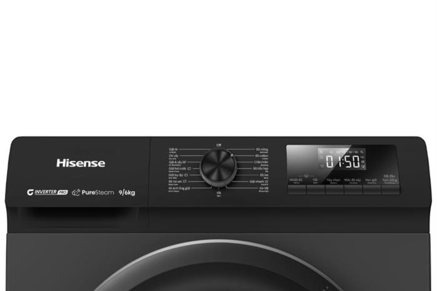 Máy giặt sấy Hisense WD90N1Y giặt 9 kg - sấy 6 kg