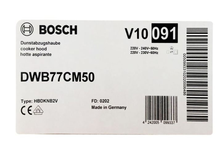 Máy hút mùi Bosch DWB77CM50