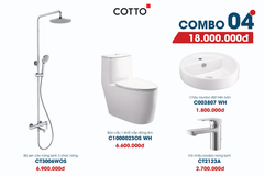 Bộ thiết bị phòng tắm cao cấp Cotto Combo 04