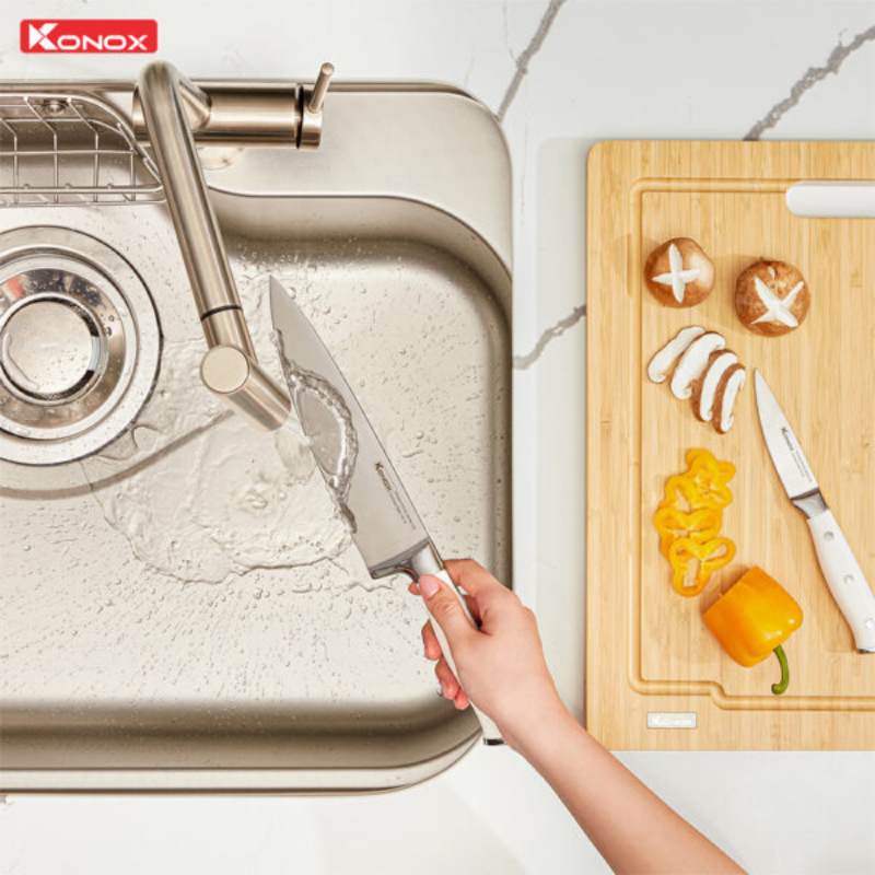 Bộ dao làm bếp Konox Gouter cao cấp 7 món | QT