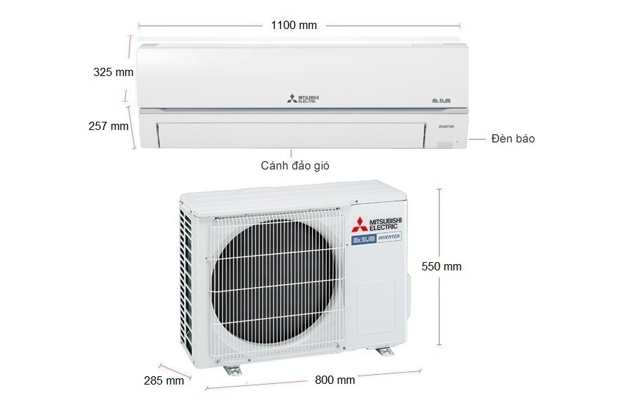 Máy lạnh Mitsubishi Electric MSY-GR60VF Inverter 1 chiều 21.000 BTU 2.5HP