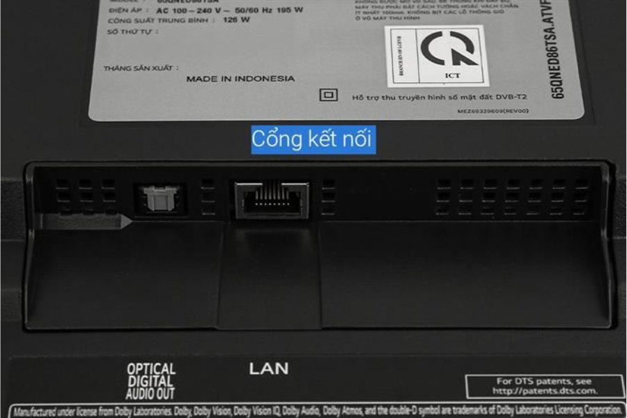 Tivi LG 65QNED86TSA Smart Tivi QNED 4K 65 Inch