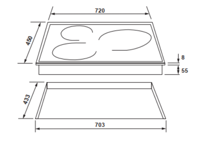 Bếp điện từ Rosieres PMI732N