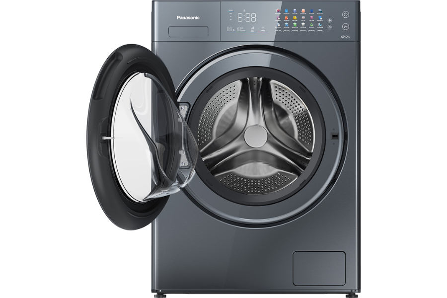 Máy giặt Panasonic NA-26CVX1AVT Cửa trước 13kg với Công nghệ lọc ly tâm & Diệt khuẩn toàn diện