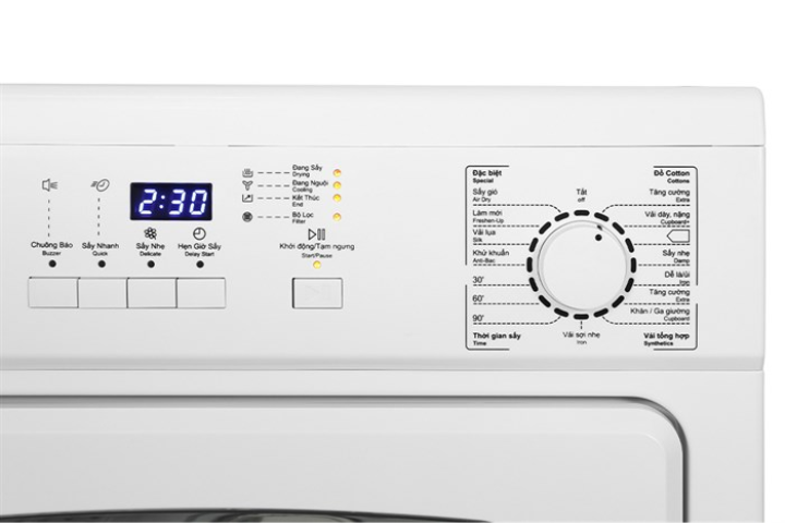 Máy sấy Galanz DV-70Q1C thông hơi 7kg màu trắng