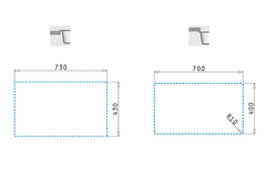 Chậu rửa chén Pyramis 070212301 PFIBERTEK MISTRAL 70X40 1B màu xám