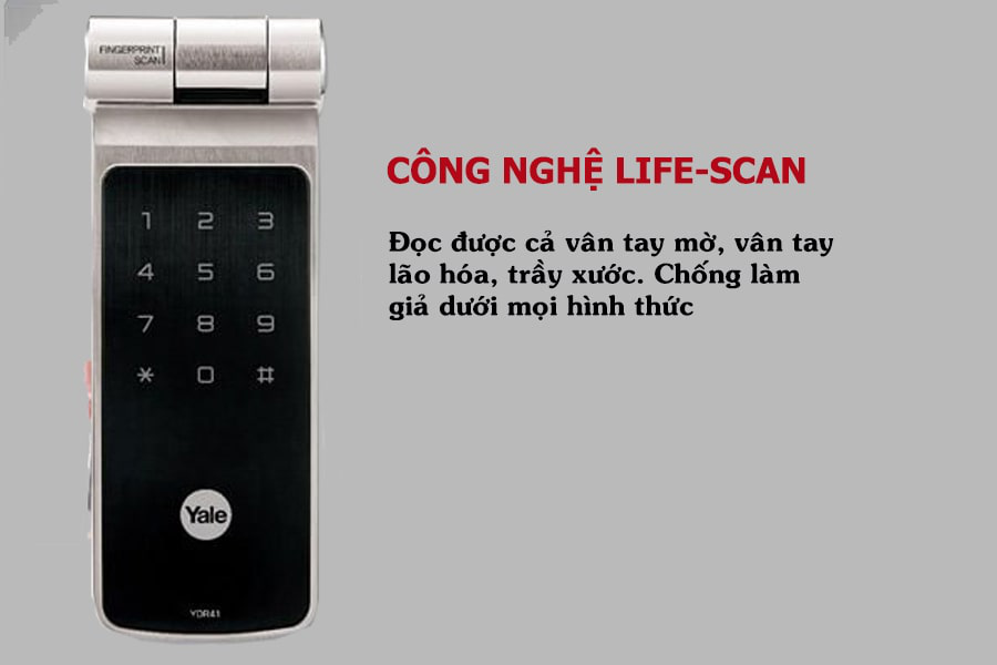 Công nghệ nhận dạng vân tay hiện đại bậc nhất Live-Scan có thể đọc được cả vân bị mờ hoặc lão hóa