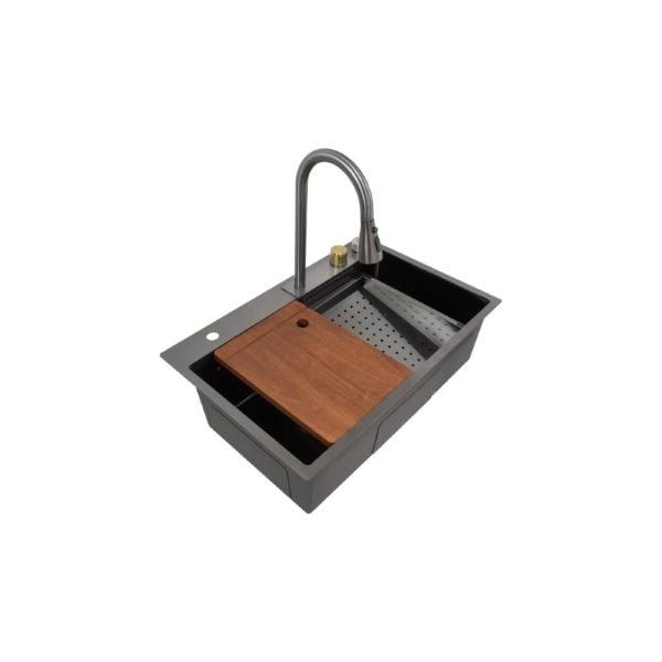 Chậu rửa chén chống xước Wabenform Maadela MDS-7547NBU Lechfall