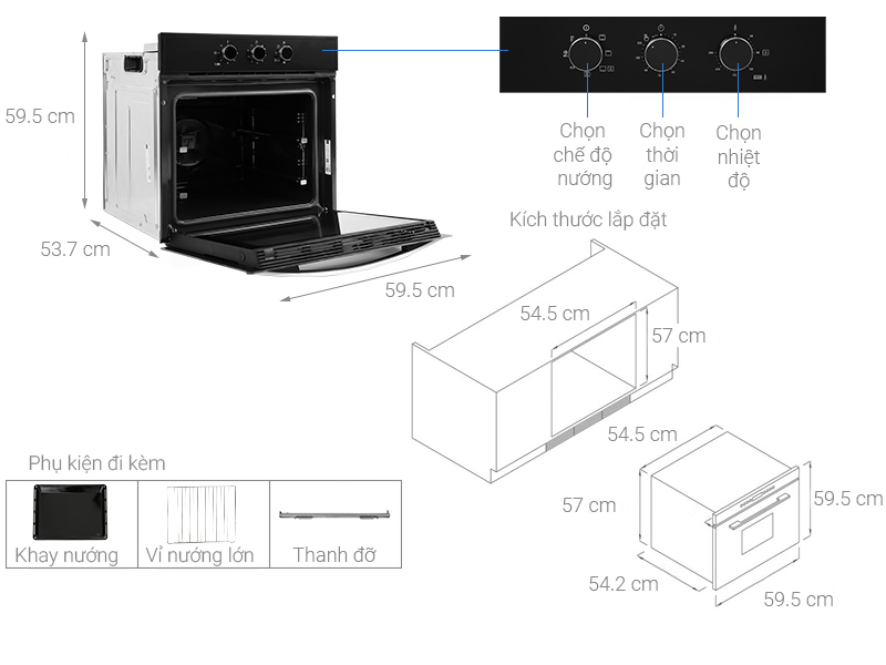  Lò nướng Teka HBB 610 BK 41560331