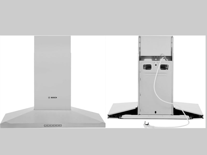 Mặt trước và sau của máy hút khử mùi Bosch HMH.DWW077A50B