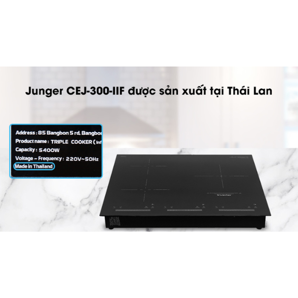 Bếp từ hồng ngoại lắp âm Junger CEJ-300-IIF