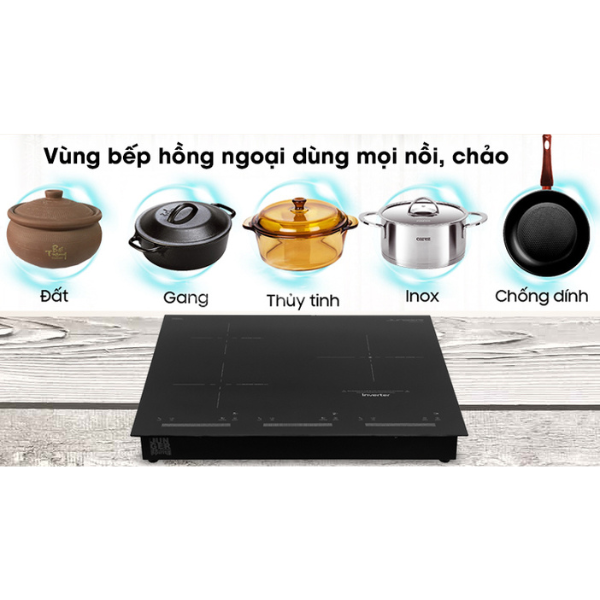 Bếp từ hồng ngoại lắp âm Junger CEJ-300-IIF