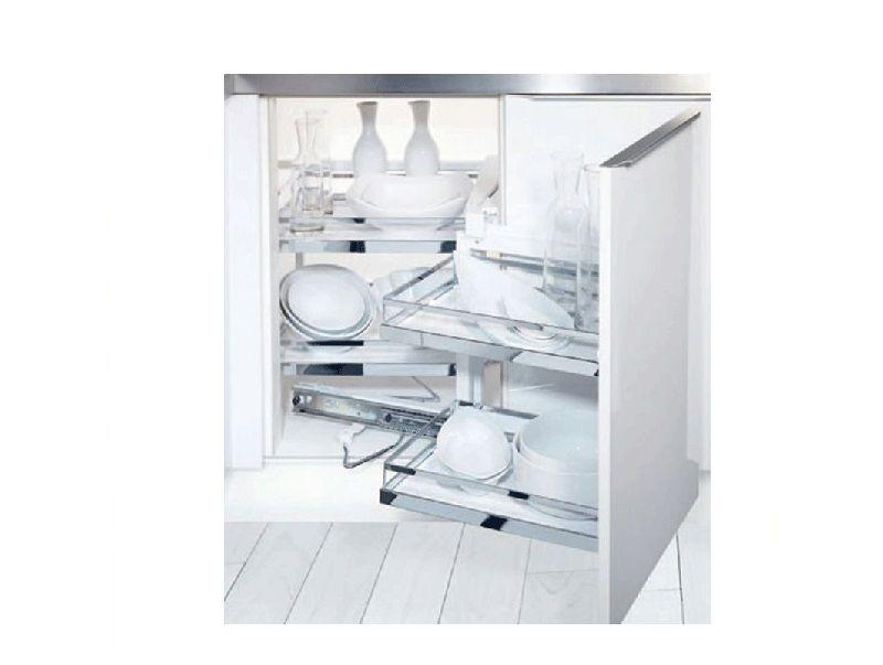 Giá góc mở phải Hafele 546.17.005 tại Khánh Vy Home có kiểu dáng hình chữ nhật, thích hợp cho khoang tủ hình chữ nhật