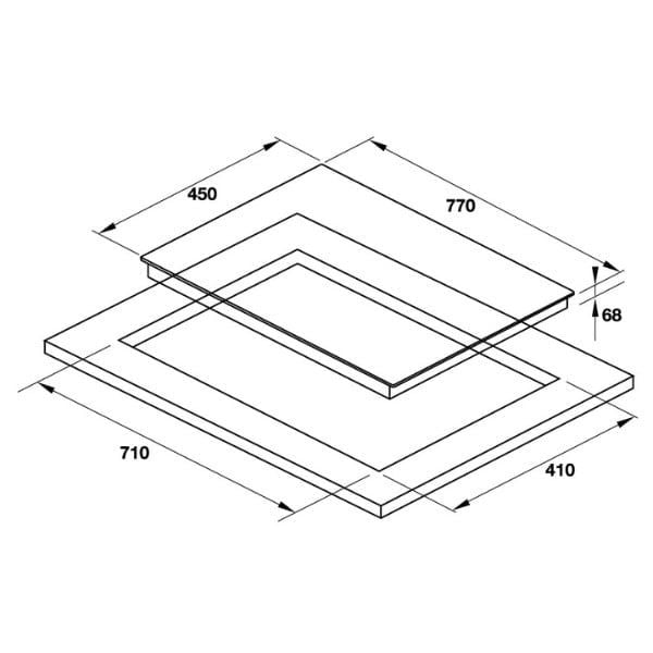 Bếp từ kết hợp điện Hafele HC-M772D 536.61.695