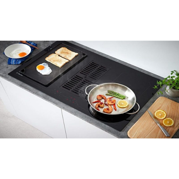 Bếp từ kết hợp máy hút khói khử mùi Malloca HIH-864 LI
