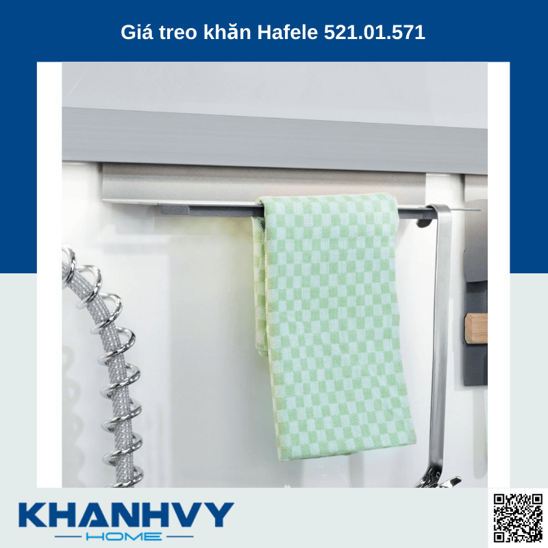 Giá treo khăn Hafele 521.01.571 chính hãng tại Khánh Vy Home
