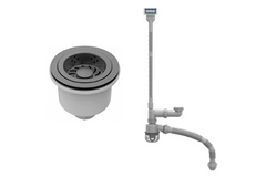 Bộ xả chậu 1 hộc Hafele 567.24.490 màu titan