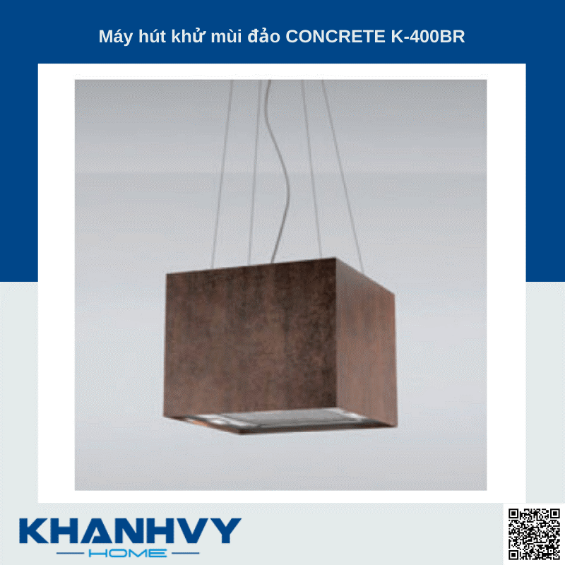 Sản phẩm máy hút khử mùi đảo CONCRETE K-400BR