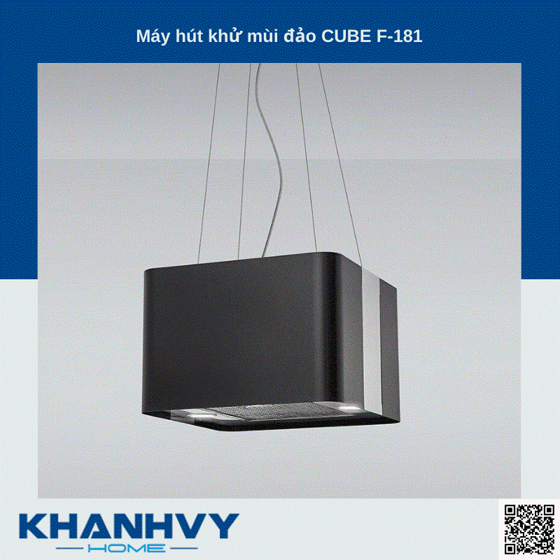 Sản phẩm máy hút khử mùi đảo CUBE F-181