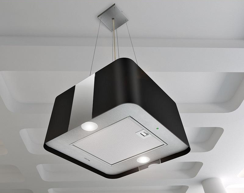 Máy hút khử mùi đảo CUBE F-181 hút mùi decor tinh tế