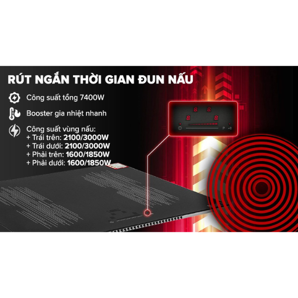 Bếp từ âm Malloca MI 594 LINEAR