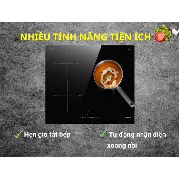 Bếp từ Hafele HC-I603B 536.61.791 3 vùng nấu