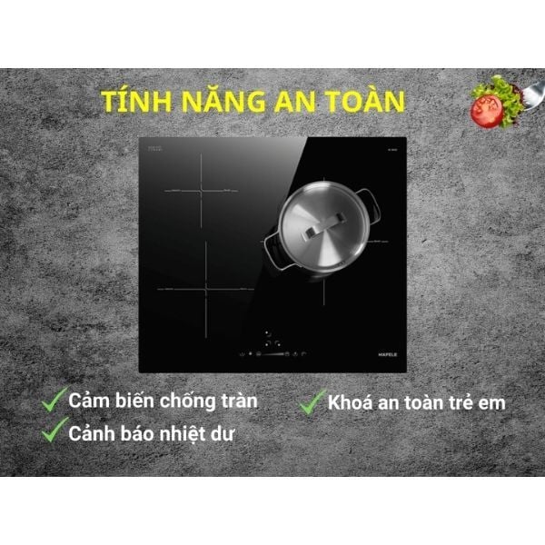 Bếp từ Hafele HC-I603B 536.61.791 3 vùng nấu