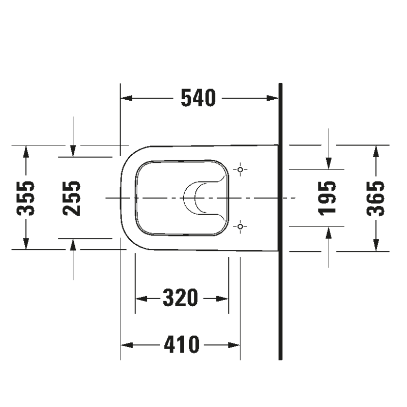 Bồn cầu treo tường Duravit 2221090000 dòng Happy D.2