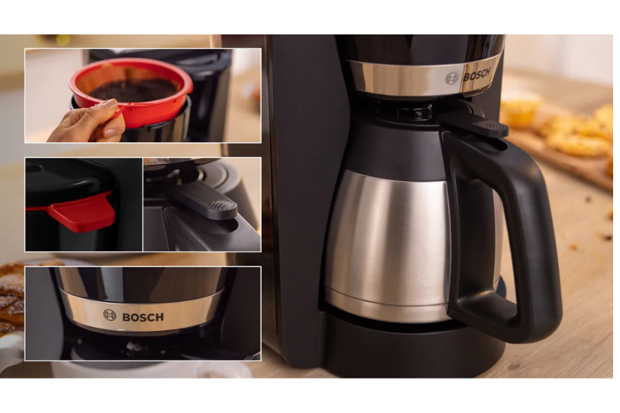 Máy pha cà phê phin Bosch TKA6M273 1000W màu đen