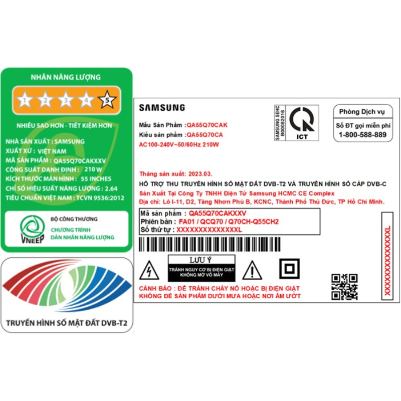 Smart Tivi 85 inch QLED 4K Q70C Samsung QA85Q70CAKXXV