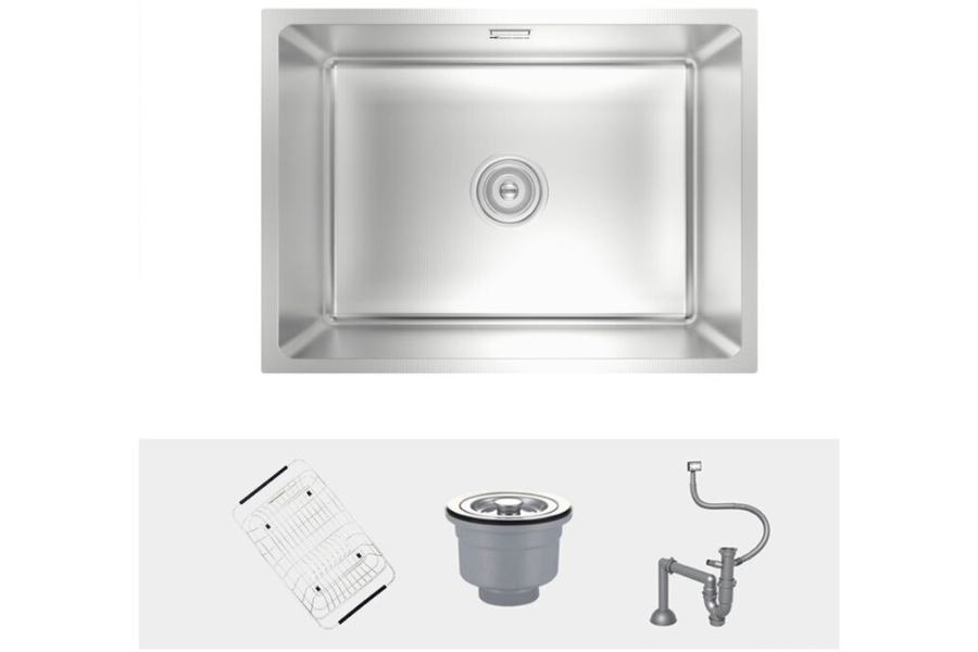 Chậu rửa bát 1 hố chống xước KN6044SU Dekor
