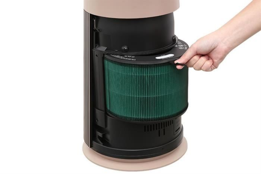 Máy lọc không khí LG AS20GPBK0 PuriCare AeroFurniture Công nghệ UVnano™ Màu nâu