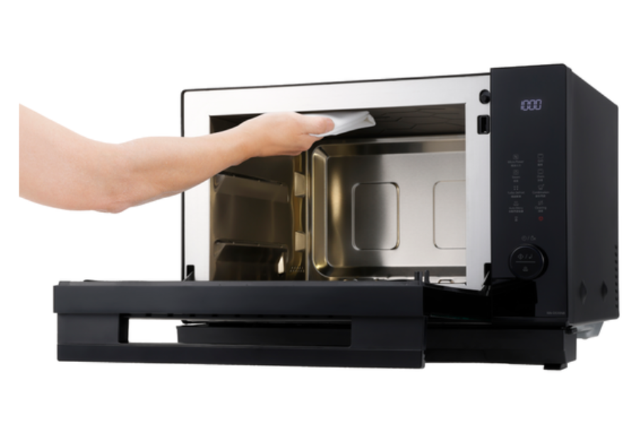 Lò vi sóng Panasonic NN-DS59NBYUE hấp nướng không dầu