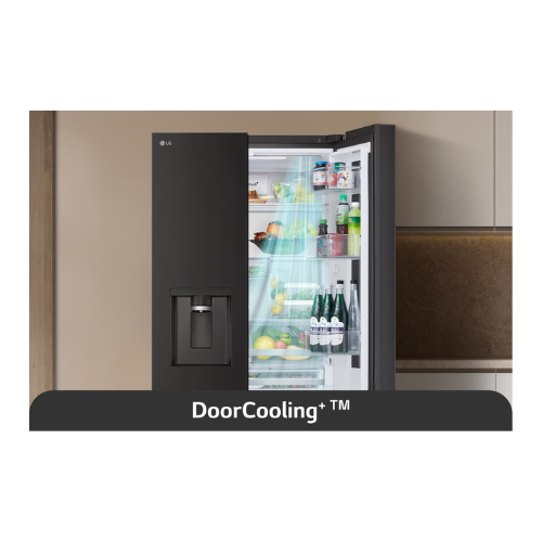 Tủ lạnh LG LFB61BLGAI French Door mặt gương màu đen 617 lít