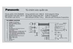 Tủ chăm sóc quần áo Panasonic HCC-R340ARXV