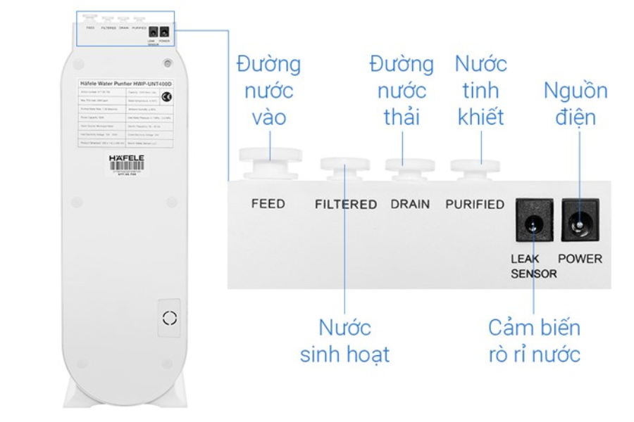 Máy lọc nước RO Hafele HWP-UNT400D 577.95.700
