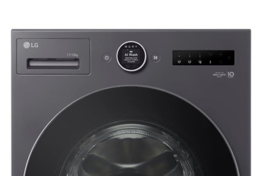 Máy giặt sấy LG F2517RNTG AI DD™ 2.0 Inverter 17/10kg màu đen
