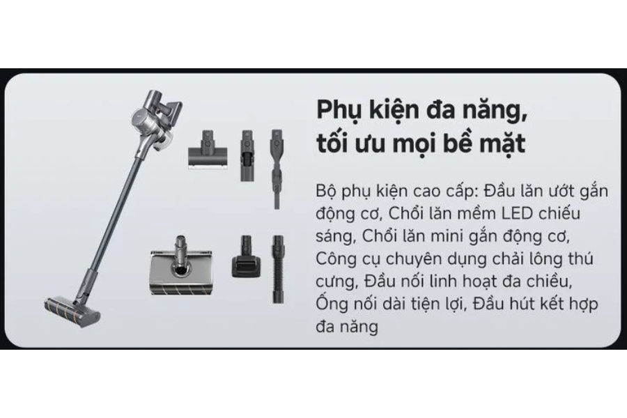 Máy hút bụi không dây Dreame V18S Aqua đa năng 230AW
