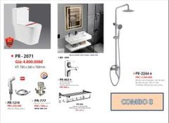 Combo thiết bị vệ sinh Proxia 8