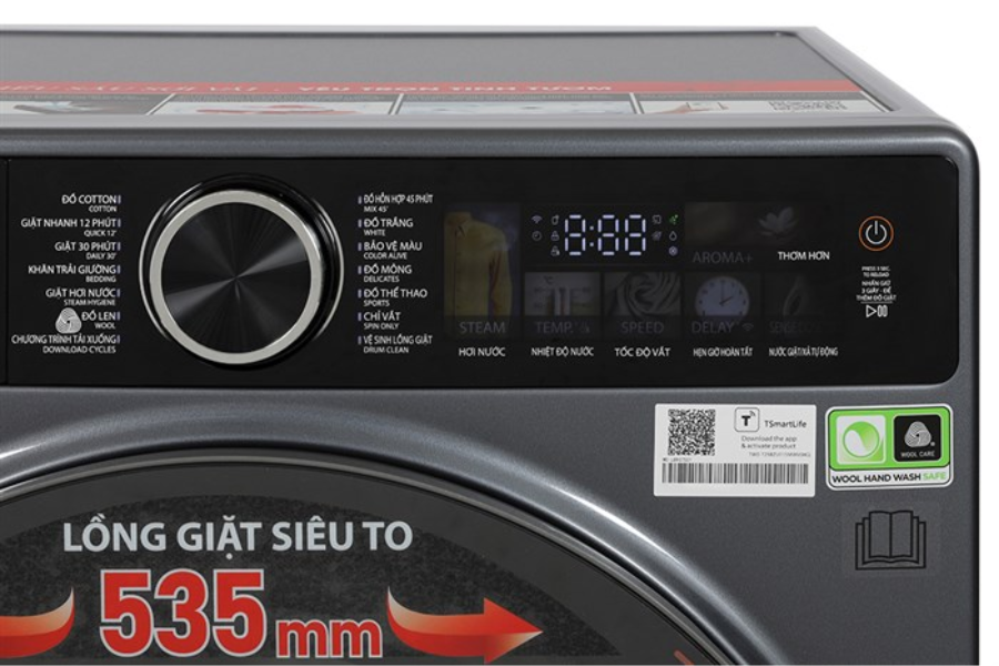 Máy giặt Toshiba TW-T25BZU115MWV(MG) Inverter 10.5 kg