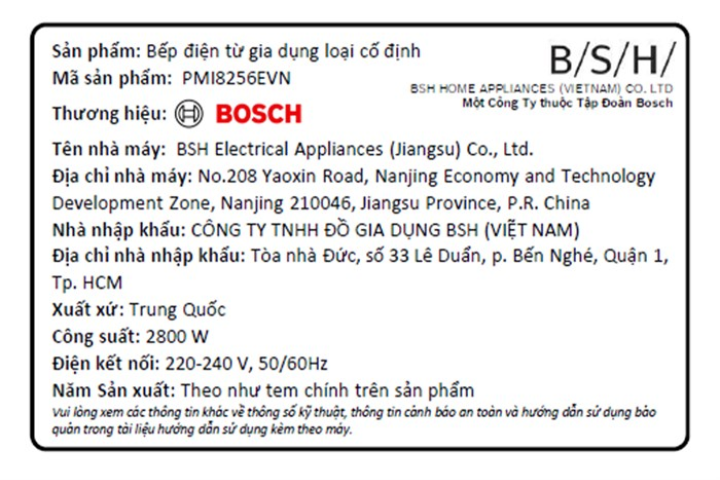 Bếp từ Bosch PMI8256EVN Series 6