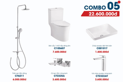Bộ thiết bị phòng tắm cao cấp Cotto Combo 05