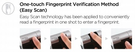 Công nghệ nhận dạng vân tay hiện đại bậc nhất Live-Scan có thể đọc được cả vân bị mờ hoặc lão hóa