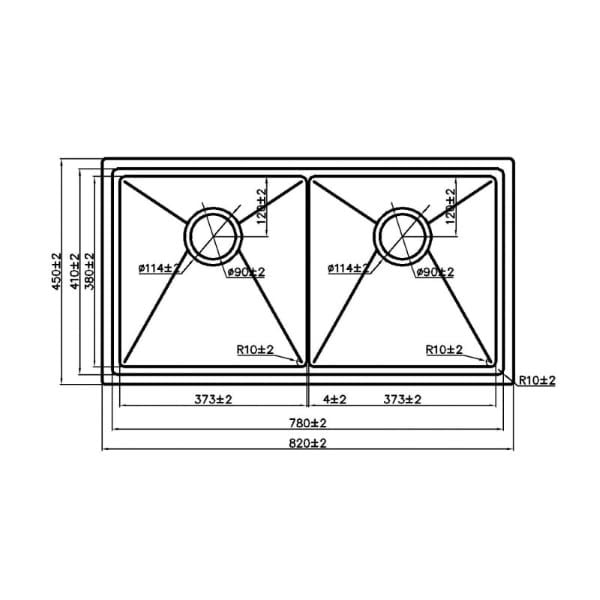 Chậu rửa chén Maadela MDS-8245FDU