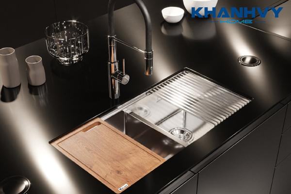 Lắp chậu rửa chén âm
