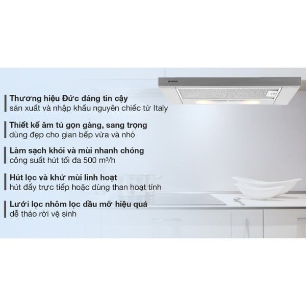 Máy hút mùi âm tủ Hafele HH-TI60D 539.81.083