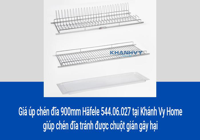 Giá úp chén đĩa 900mm Häfele 544.06.027 tại Khánh Vy Home giúp chén đĩa tránh được chuột gián gây hại