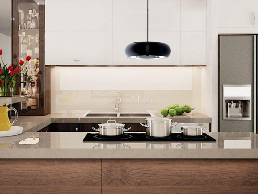 Máy hút khử mùi đảo GEMINI BLACK - I235F kiểu dáng đẹp, tính thẫm mỹ cao